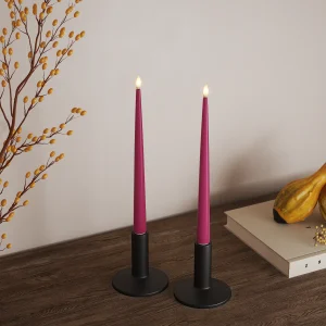LED Ljus Med Lack med lack, 2 stycken (28 cm) Magenta