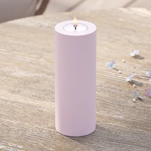 Utomhus LED Blockljus Ø 7,5 x 20 cm Stövet röd