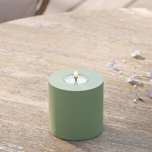 Utomhus LED Blockljus Ø 10 x 10 cm Stövet grön