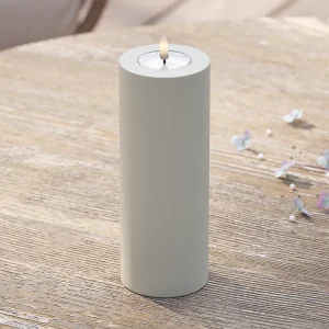 Utomhus LED Blockljus Ø 7,5 x 20 cm Sand